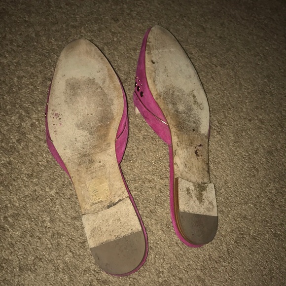 Oscar de la Rente suede flats - 39 1/2 - Picture 2 of 3